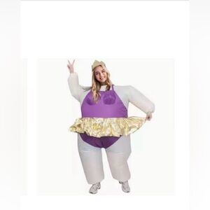 Inflatable Purple and Gold Costume